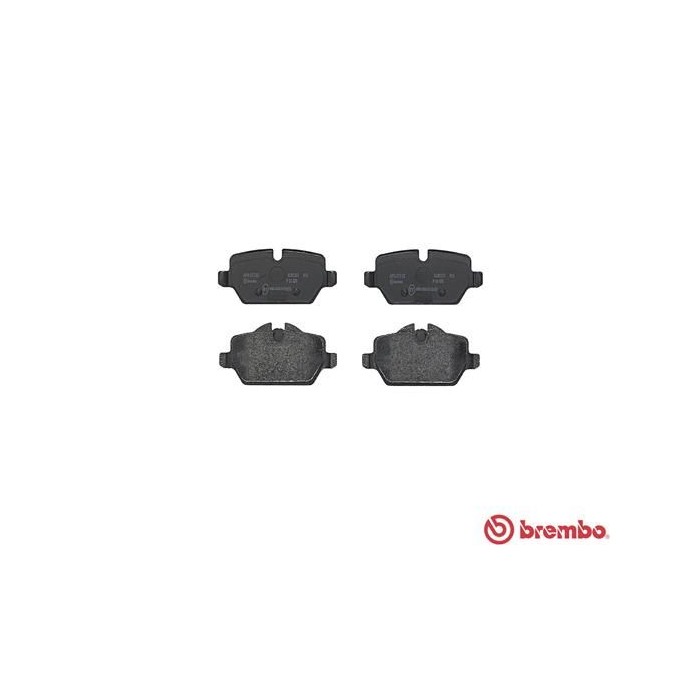 BREMBO Bremsbelagsatz, Scheibenbremse P06080