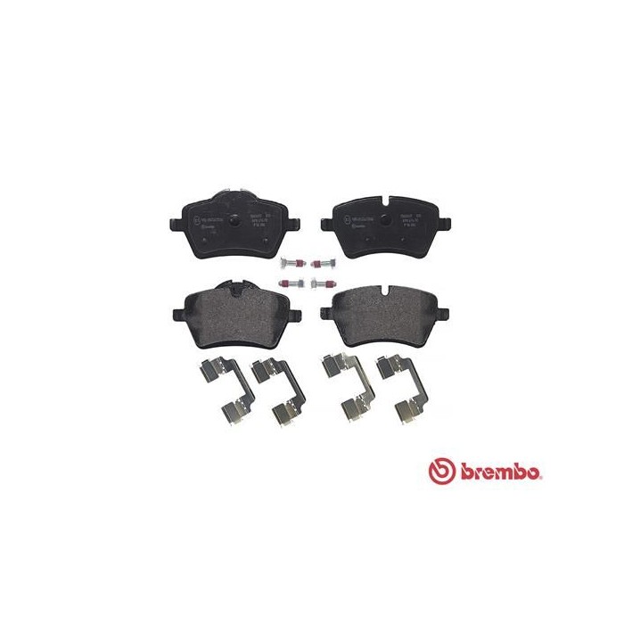BREMBO Bremsbelagsatz, Scheibenbremse P06086