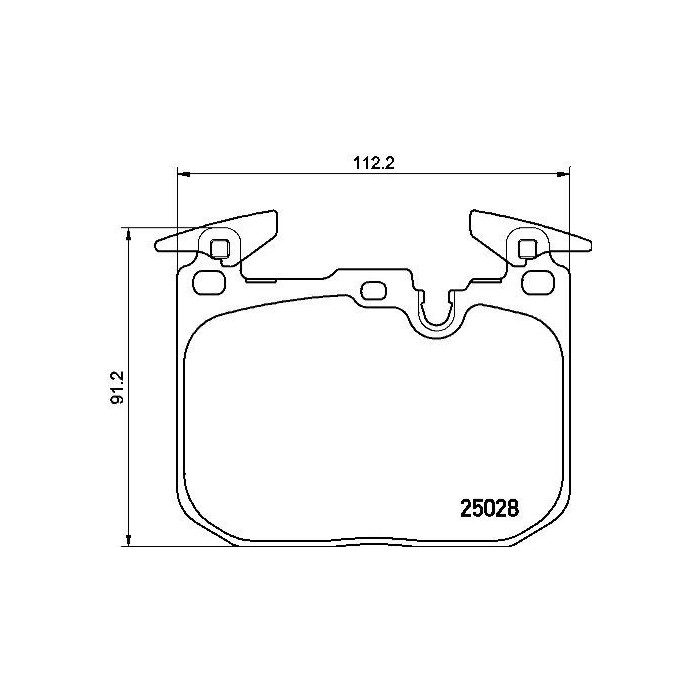 BREMBO BREMSBELÄGE, RICHTUNGSGEBUNDEN Bremsbelagsatz, Scheibenbremse P06088