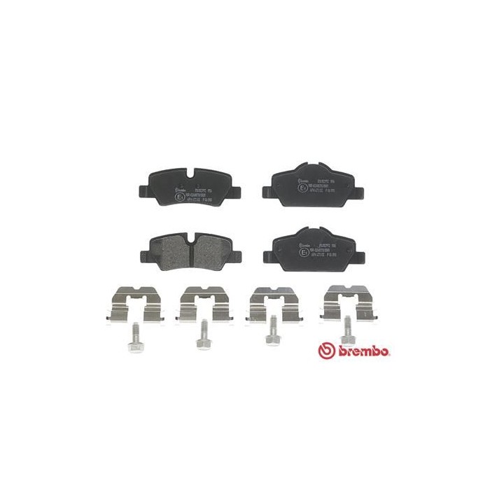 BREMBO Bremsbelagsatz, Scheibenbremse P06090