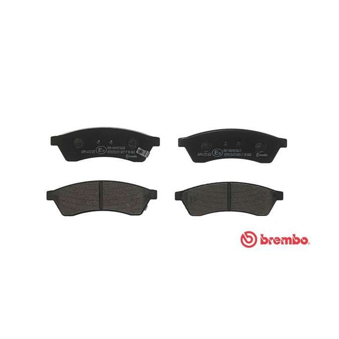 BREMBO Bremsbelagsatz, Scheibenbremse P10060