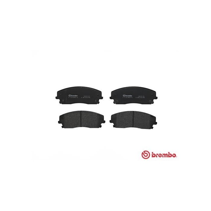 BREMBO Bremsbelagsatz, Scheibenbremse P11019