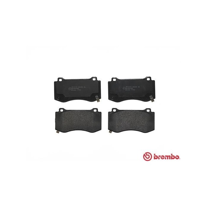 BREMBO Bremsbelagsatz, Scheibenbremse P11023