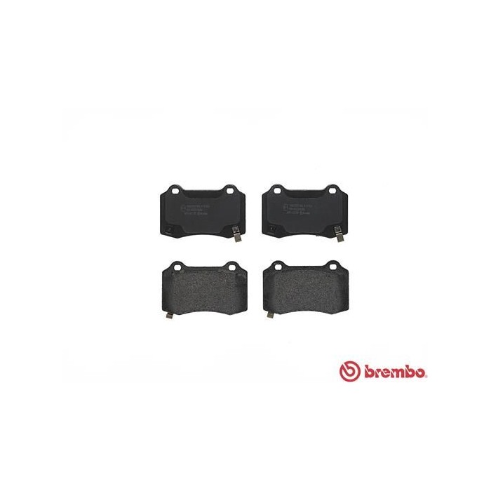 BREMBO Bremsbelagsatz, Scheibenbremse P11024