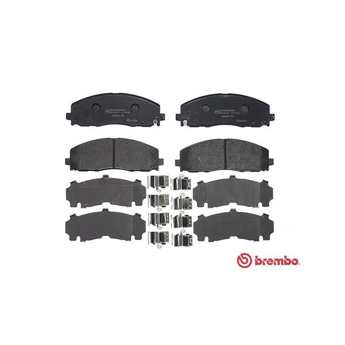 BREMBO Bremsbelagsatz, Scheibenbremse P11035