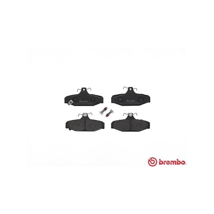 BREMBO Bremsbelagsatz, Scheibenbremse P15004