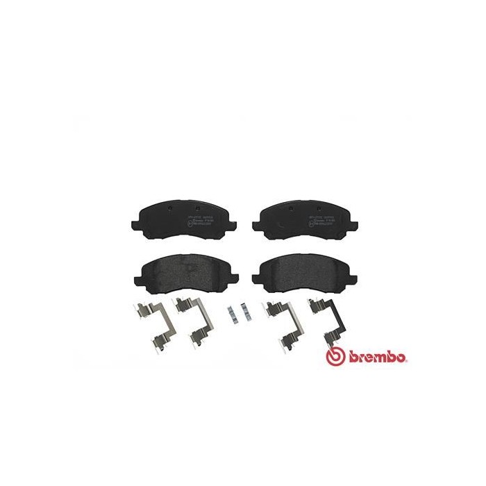 BREMBO Bremsbelagsatz, Scheibenbremse P18001