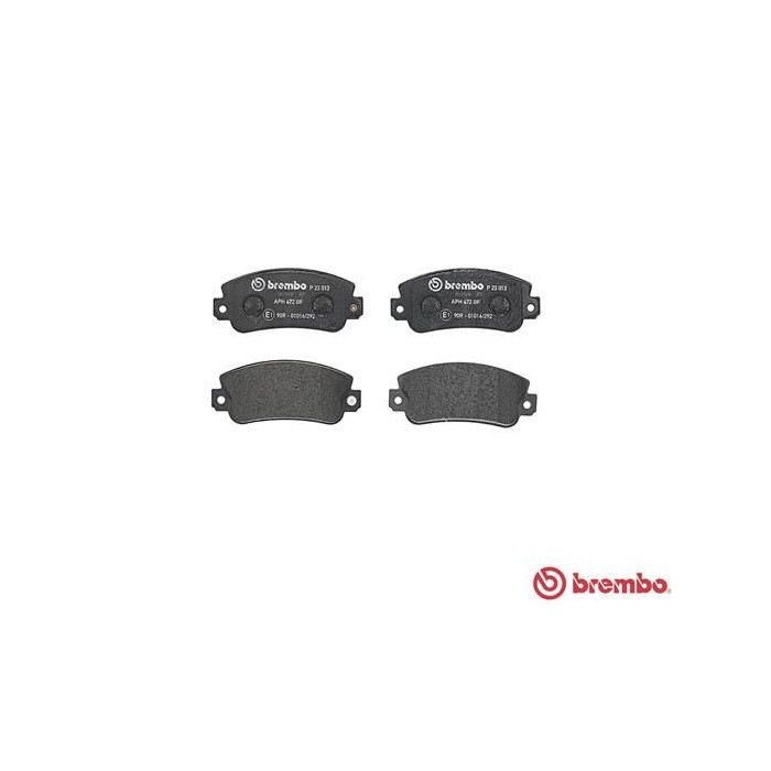 BREMBO Bremsbelagsatz, Scheibenbremse P23013