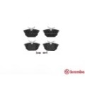 BREMBO Bremsbelagsatz, Scheibenbremse P23026
