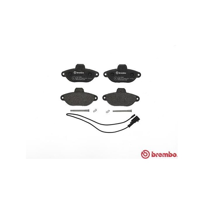 BREMBO Bremsbelagsatz, Scheibenbremse P23060 Fiat, Ford, Lancia