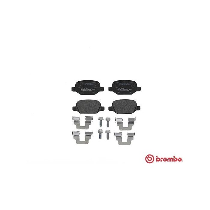 BREMBO Bremsbelagsatz, Scheibenbremse P23065