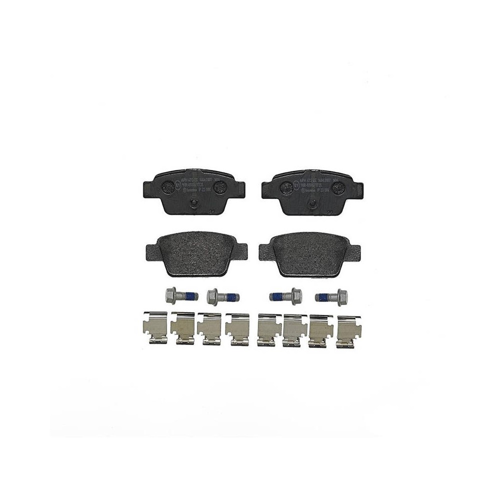 BREMBO Bremsbelagsatz, Scheibenbremse P23080