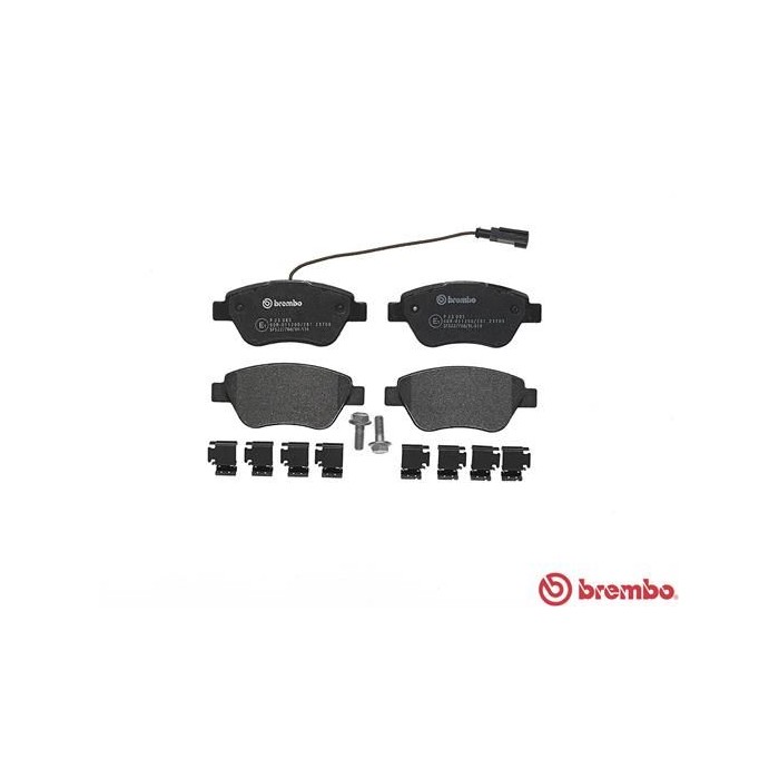 BREMBO Bremsbelagsatz, Scheibenbremse P23085