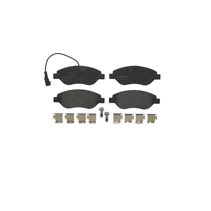 BREMBO Bremsbelagsatz, Scheibenbremse P23086