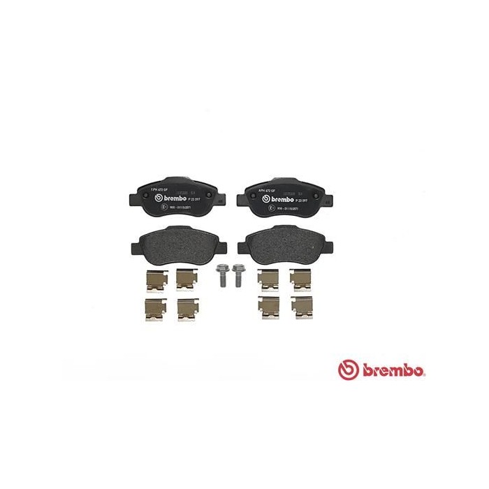 BREMBO Bremsbelagsatz, Scheibenbremse P23097