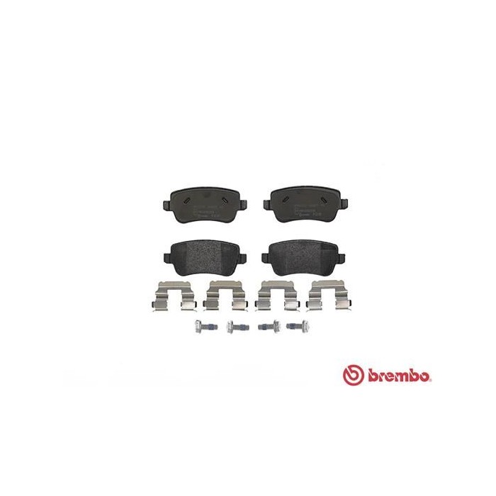 BREMBO Bremsbelagsatz, Scheibenbremse P23101