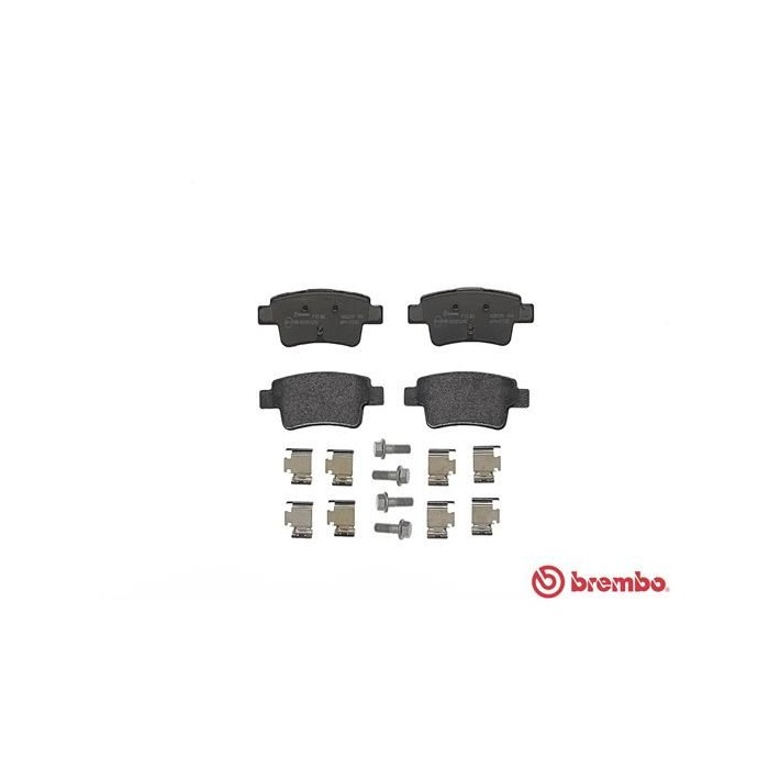 BREMBO Bremsbelagsatz, Scheibenbremse P23104