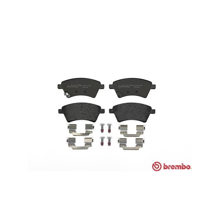 BREMBO Bremsbelagsatz, Scheibenbremse P23105