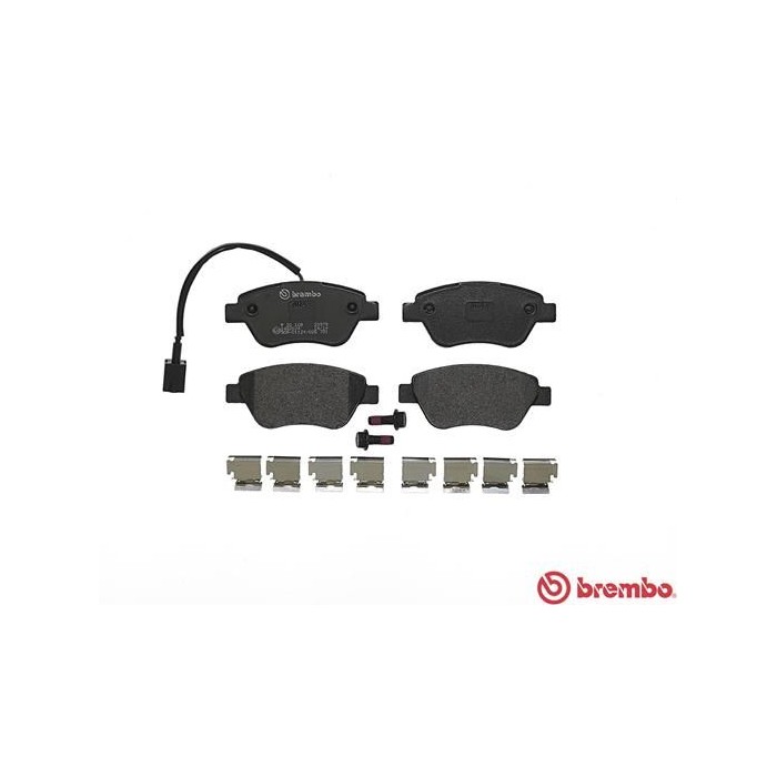 BREMBO Bremsbelagsatz, Scheibenbremse P23108