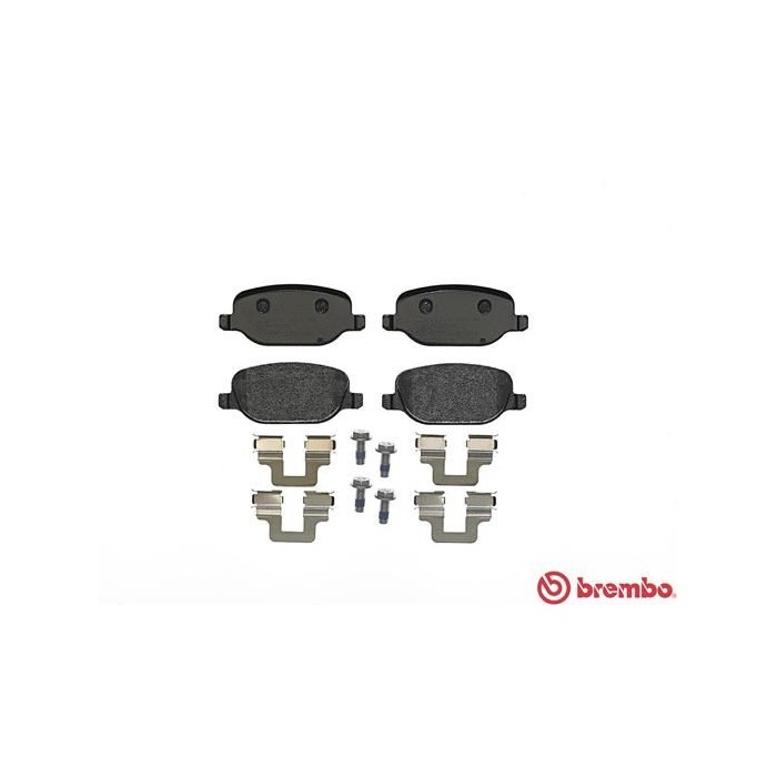 BREMBO Bremsbelagsatz, Scheibenbremse P23109