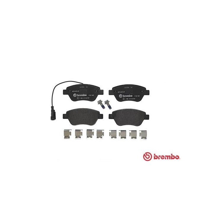 BREMBO Bremsbelagsatz, Scheibenbremse P23140