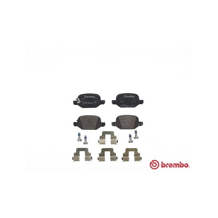 BREMBO Bremsbelagsatz, Scheibenbremse P23150