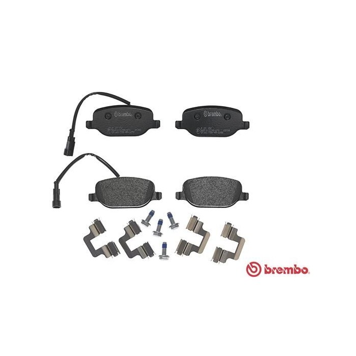 BREMBO Bremsbelagsatz, Scheibenbremse P23152