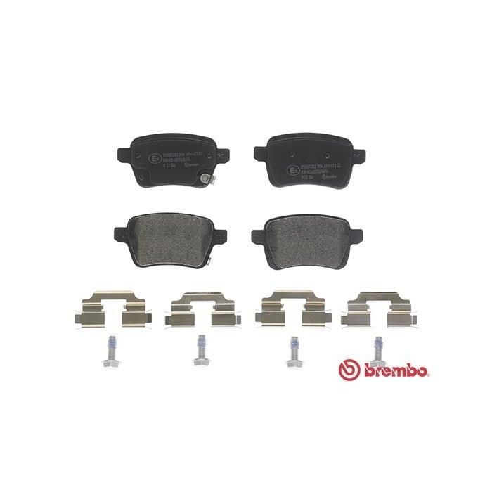 BREMBO Bremsbelagsatz, Scheibenbremse P23156