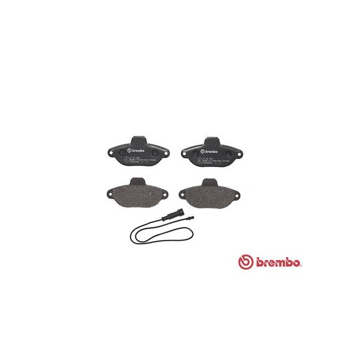 BREMBO Bremsbelagsatz, Scheibenbremse P23160