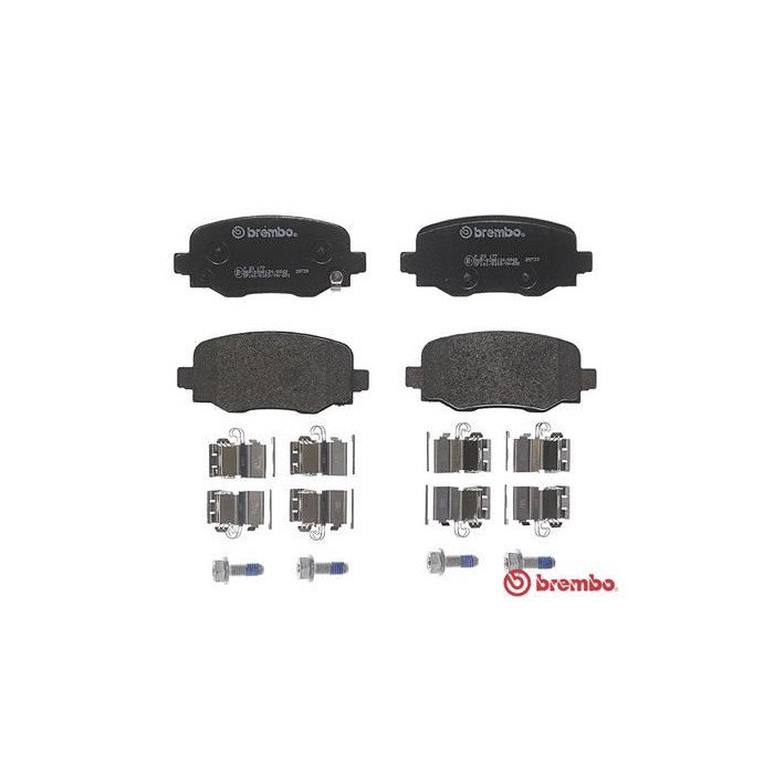 BREMBO Bremsbelagsatz, Scheibenbremse P23177