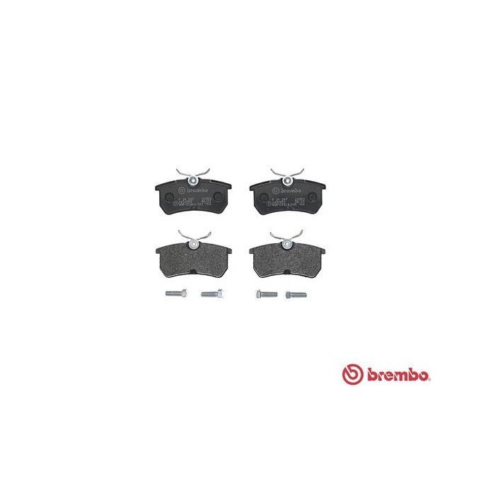 BREMBO Bremsbelagsatz, Scheibenbremse P24047