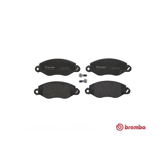BREMBO Bremsbelagsatz, Scheibenbremse P24053