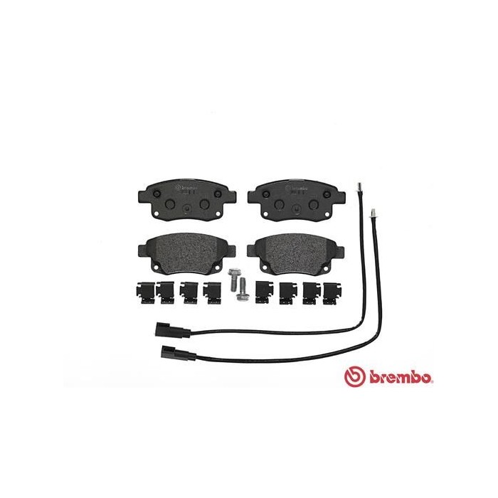 BREMBO Bremsbelagsatz, Scheibenbremse P24066