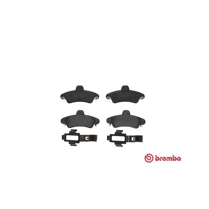 BREMBO Bremsbelagsatz, Scheibenbremse P24070