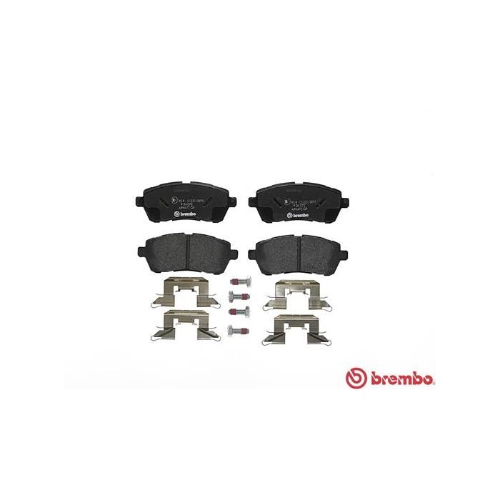 BREMBO Bremsbelagsatz, Scheibenbremse P24072