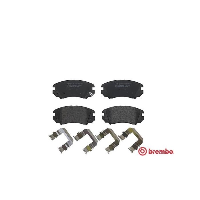 BREMBO Bremsbelagsatz, Scheibenbremse P30043