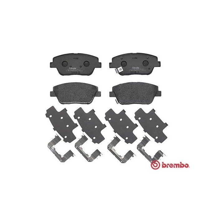 BREMBO Bremsbelagsatz, Scheibenbremse P30066