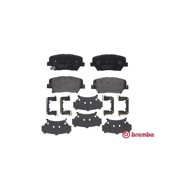 BREMBO Bremsbelagsatz, Scheibenbremse P30070