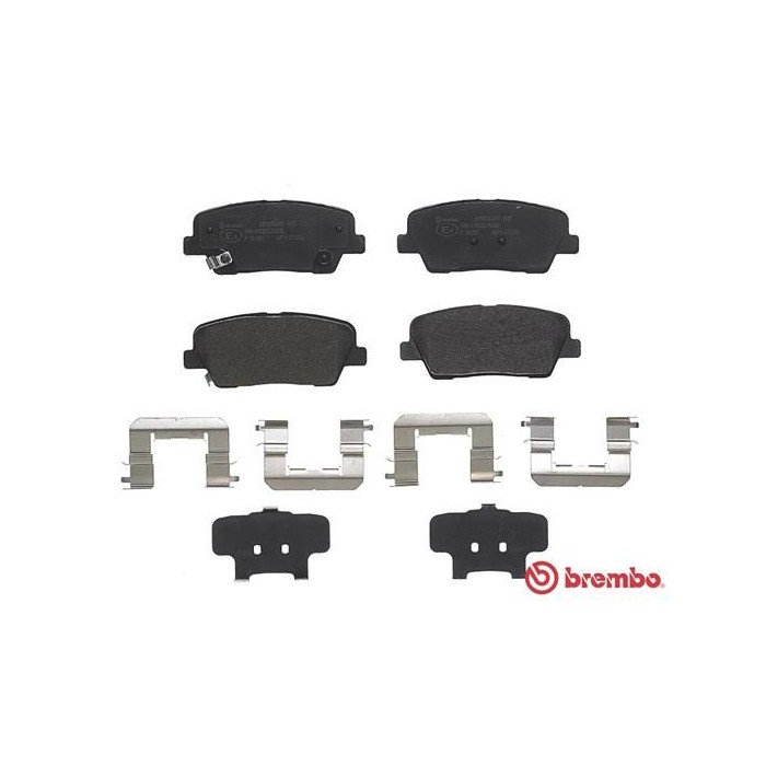 BREMBO Bremsbelagsatz, Scheibenbremse P30081