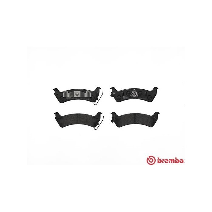 BREMBO Bremsbelagsatz, Scheibenbremse P37012