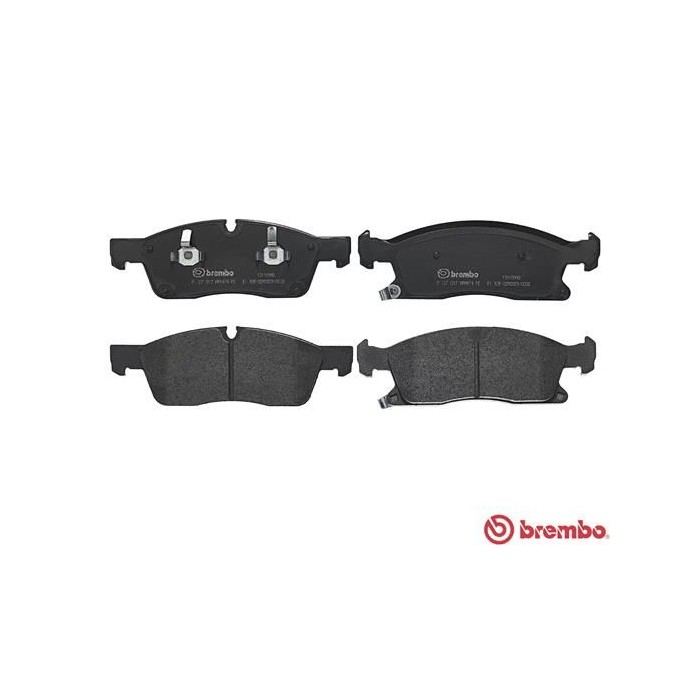 BREMBO Bremsbelagsatz, Scheibenbremse P37017