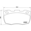BREMBO Bremsbelagsatz, Scheibenbremse P44015