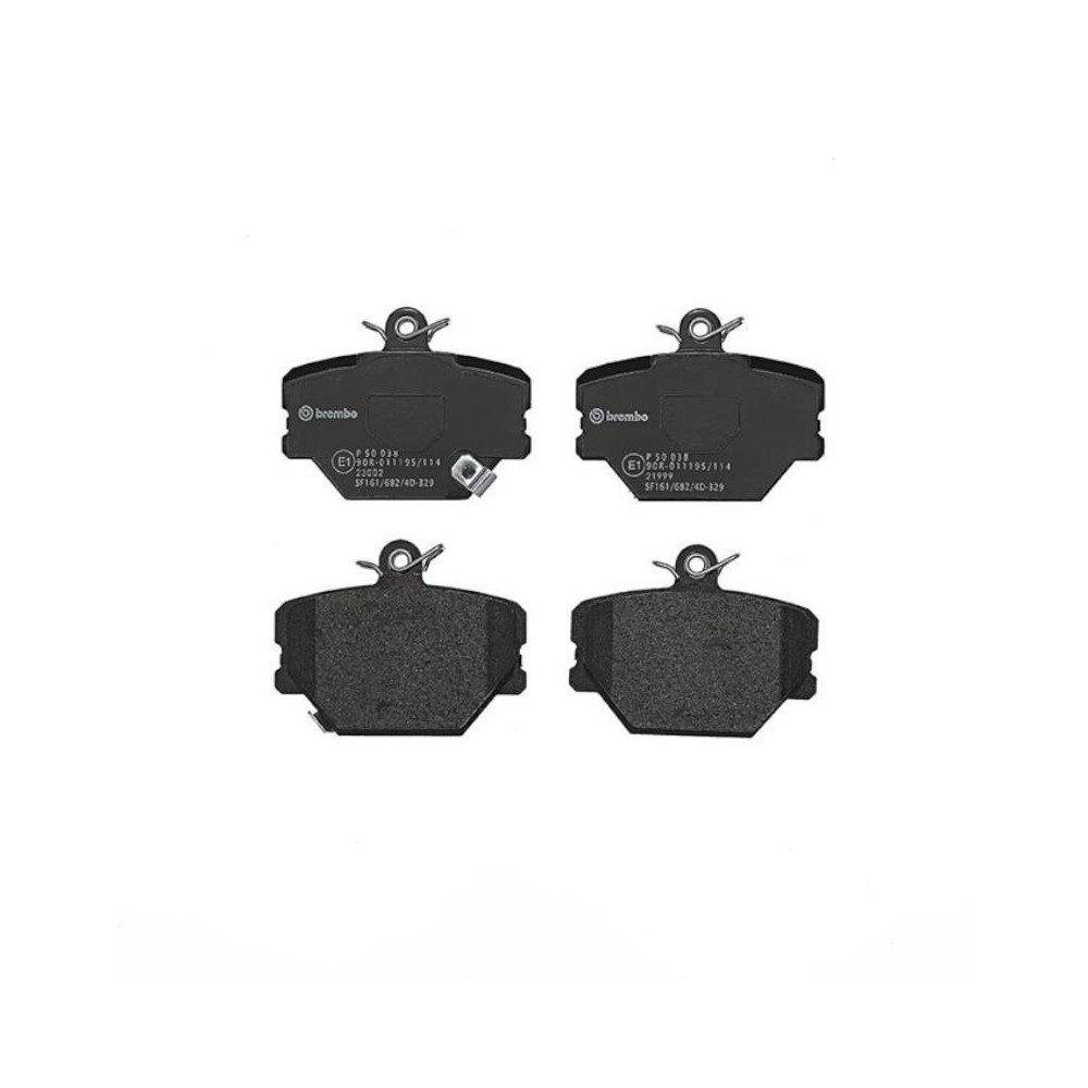 BREMBO Bremsbelagsatz, Scheibenbremse P50038