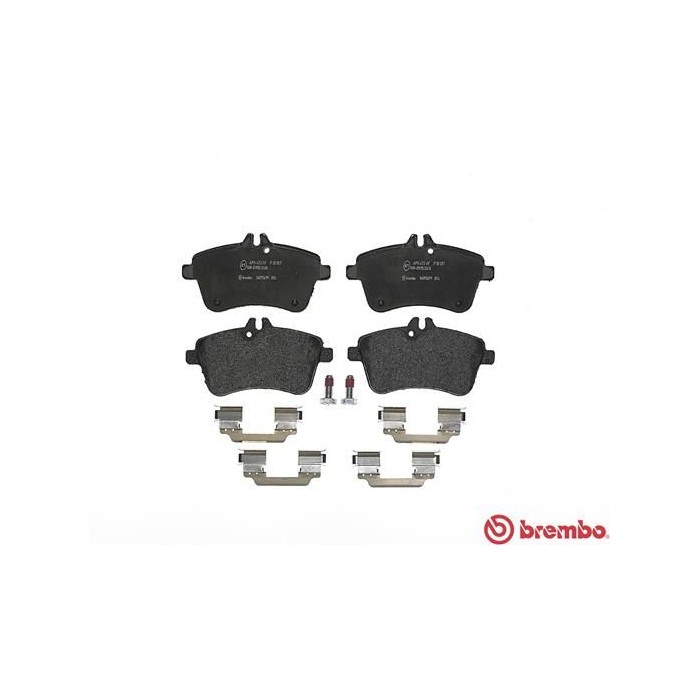 BREMBO BREMSBELÄGE, RICHTUNGSGEBUNDEN Bremsbelagsatz, Scheibenbremse P50057