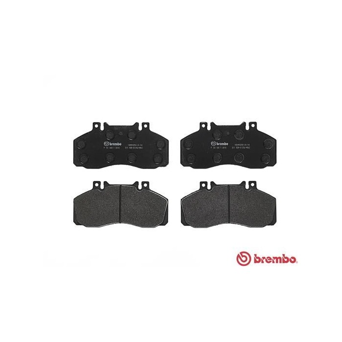 BREMBO Bremsbelagsatz, Scheibenbremse P50065