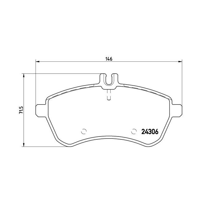 BREMBO BREMSBELÄGE, RICHTUNGSGEBUNDEN Bremsbelagsatz, Scheibenbremse P50067