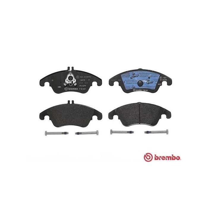 BREMBO BREMSBELÄGE, RICHTUNGSGEBUNDEN Bremsbelagsatz, Scheibenbremse P50069