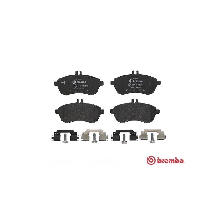 BREMBO BREMSBELÄGE, RICHTUNGSGEBUNDEN Bremsbelagsatz, Scheibenbremse P50070