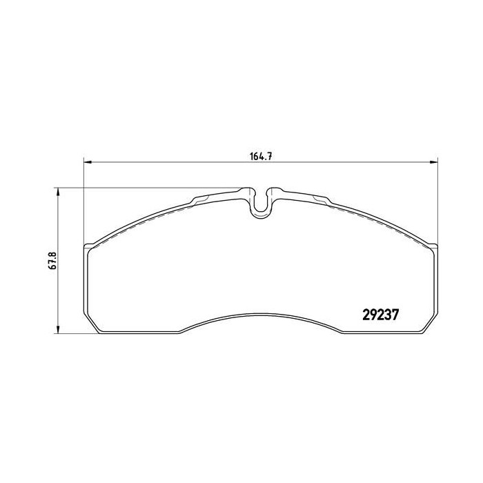 BREMBO Bremsbelagsatz, Scheibenbremse P50083