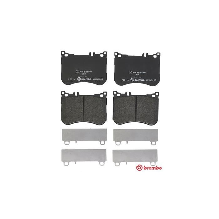 BREMBO Bremsbelagsatz, Scheibenbremse P50114